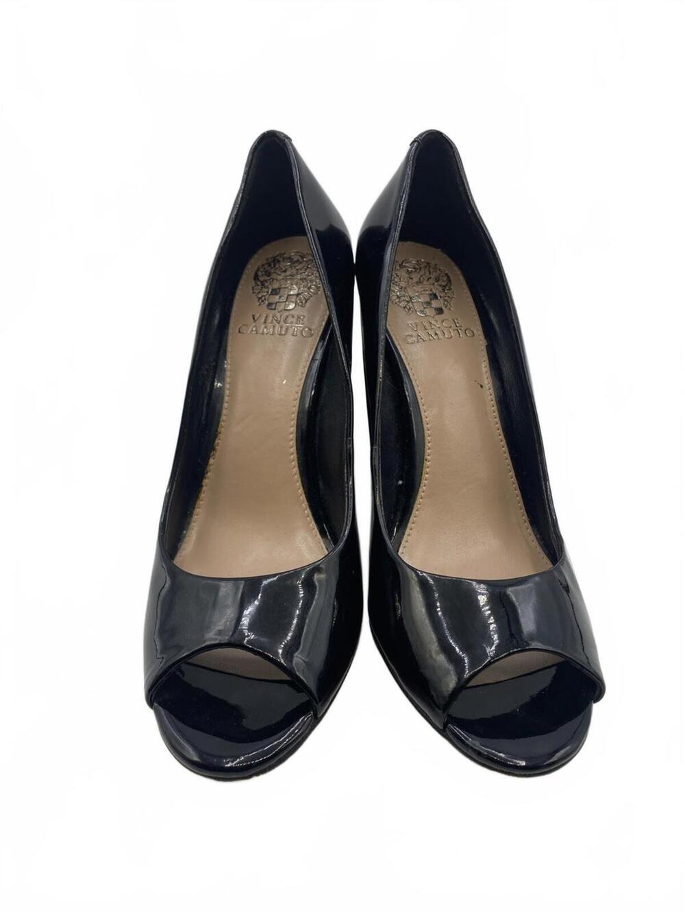 Vince Camuto Size 6 M  Women Dress shoes Leather Peep Toe Pumps Heels